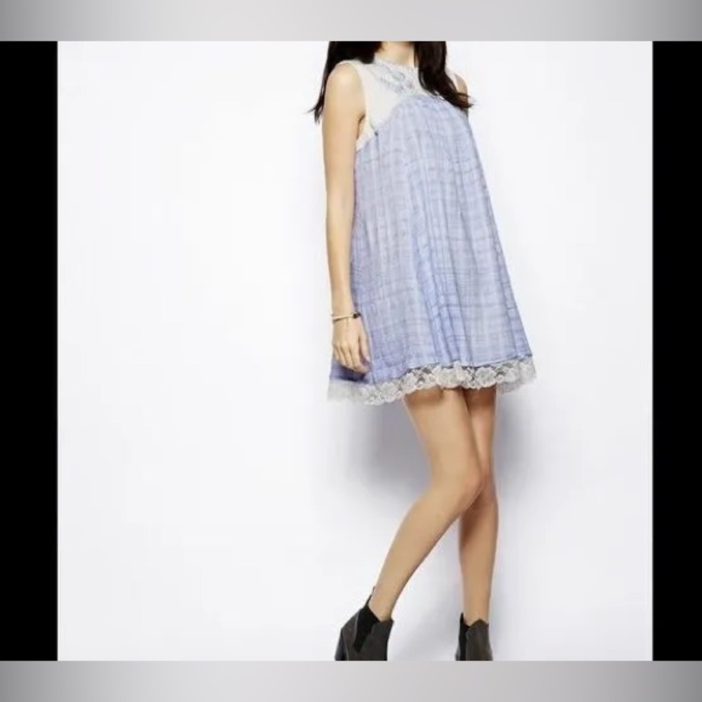 FREE PEOPLE CUT BABY DOLLS STYLE RETRO DRESS SIZE S/P